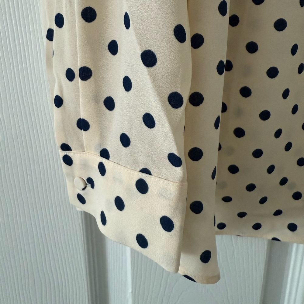 LC Lauren Conrad Women’s Cream Blouse 💙 NEW WITH TAGS 💙 Size 2X - Picture 2 of 10